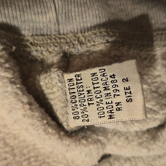 Chico's Gray and Red Embroidered Anniversary Collection Hoodie Size 2 - Picture 6 of 10